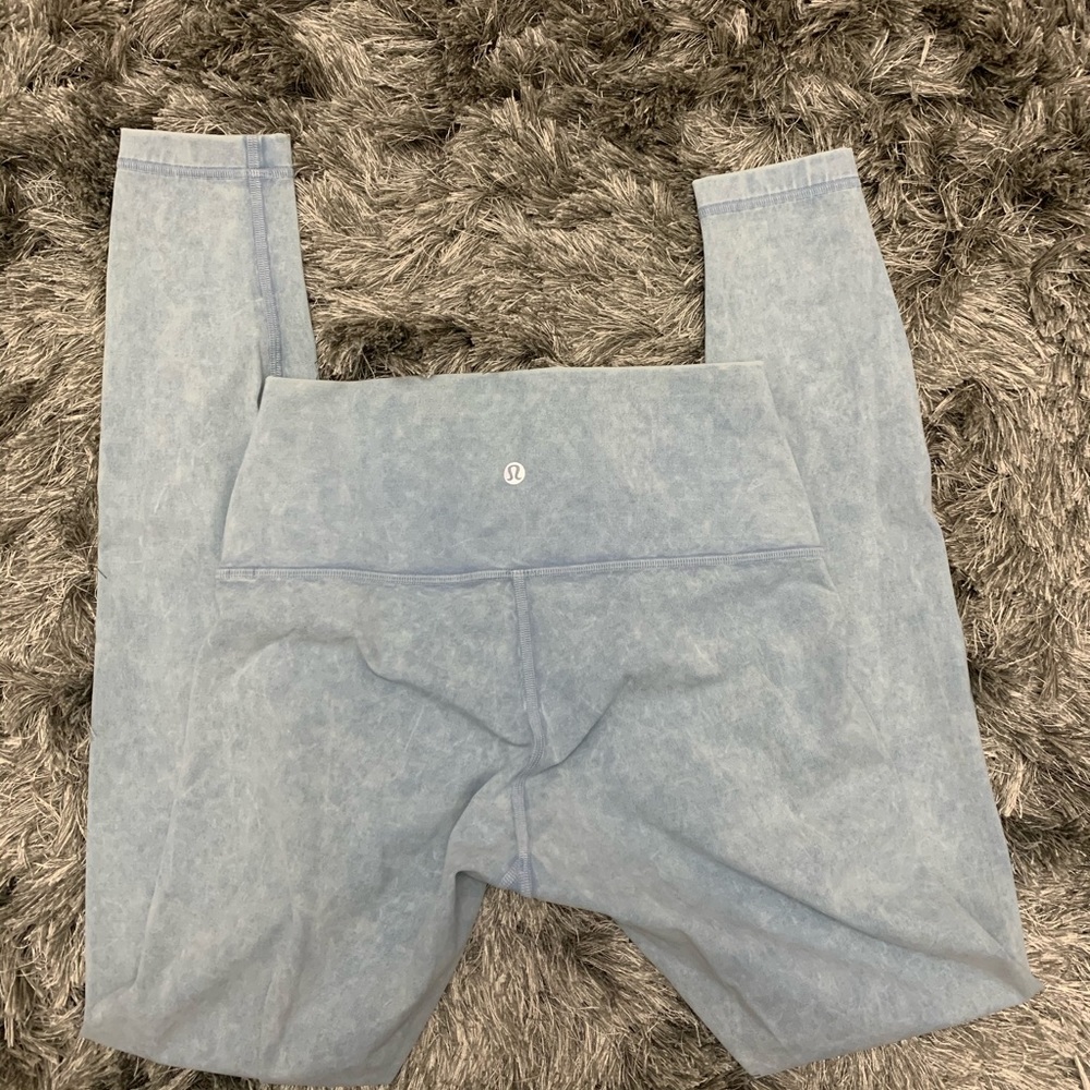 Lululemon Wunder Under leggings in Chambray blue 6